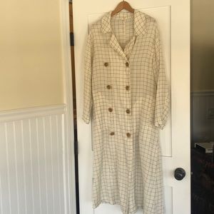 Free People linen trench